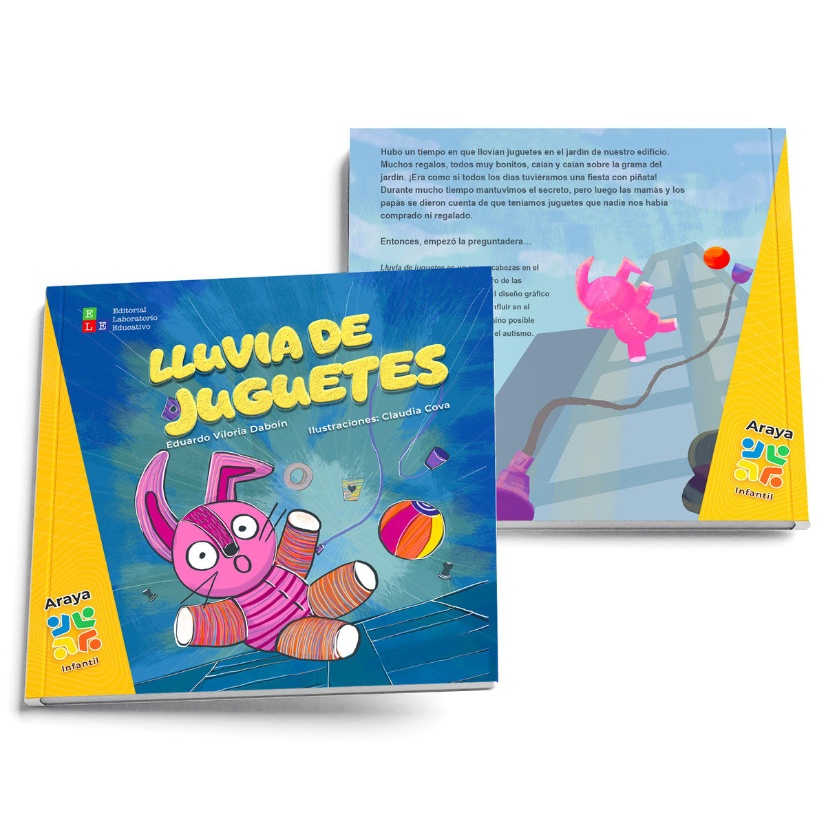 Portada del libro la lluvia de juguetes Imagen de portada del libro la lluvia de juguetes